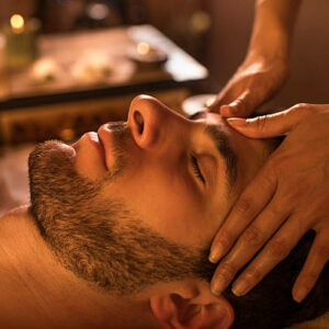 Pour la fête des pères, un massage et soin du visage